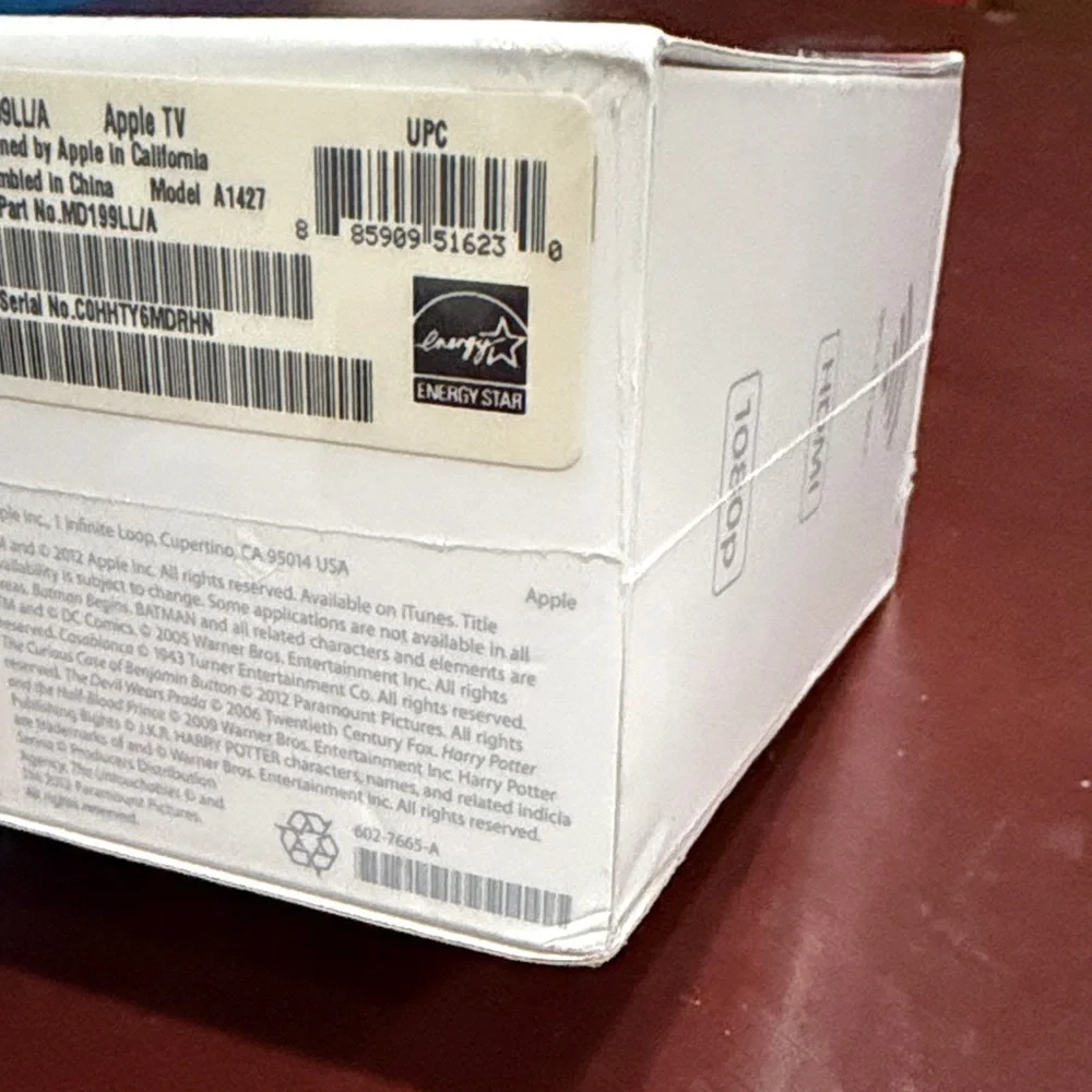Apple TV 2nd Generation A1427 – Brand New Factory Sealed (2012)